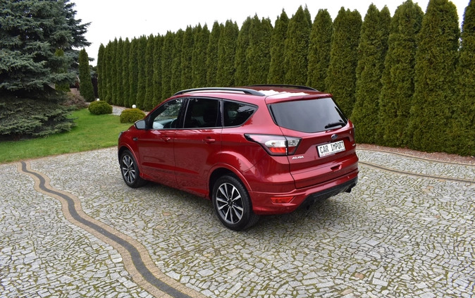 Ford Kuga cena 73500 przebieg: 125321, rok produkcji 2018 z Barcin małe 781